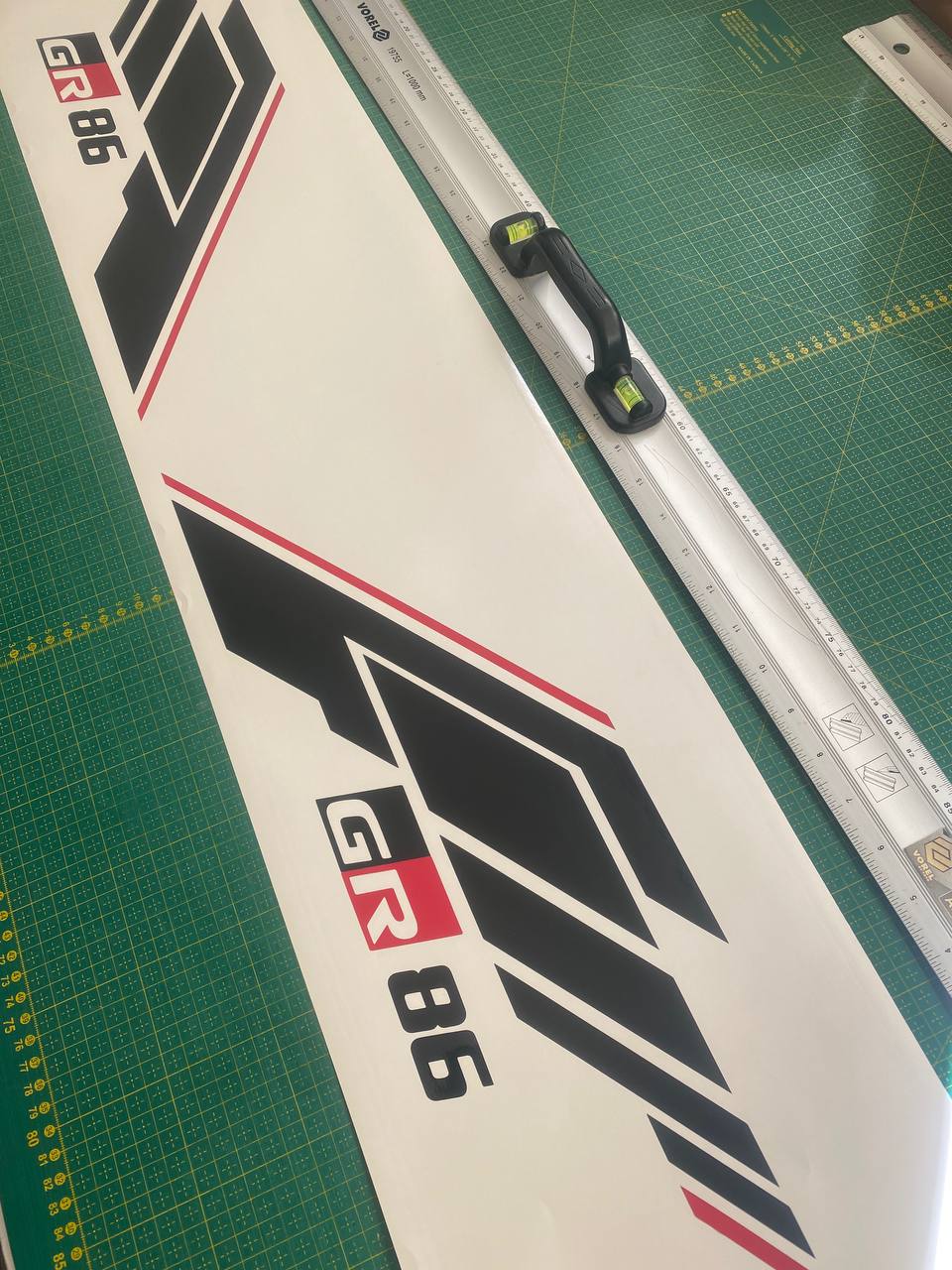 Premium Vinyl Sticker Compatible With Toyota GR 86 Sport Rear Design