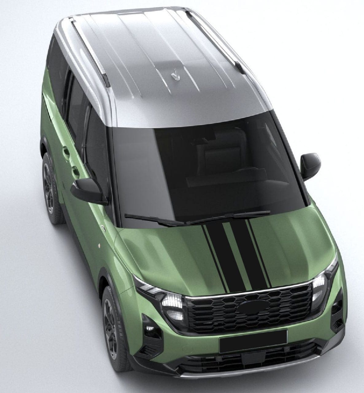 Autocollant de qualité supérieure compatible avec les autocollants de style de conception de bloc de couleur arrière Ford Explorer 2 BFF