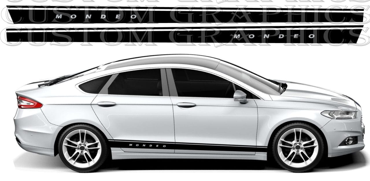 High-Gloss Vinyl Graphics for Ford Mondeo

