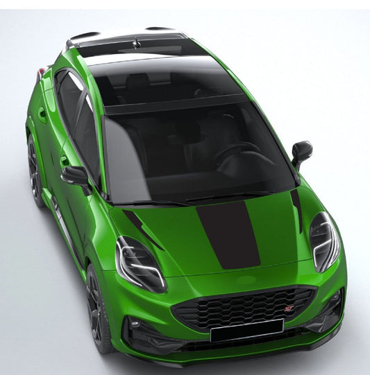 Autocollant de nouvelle conception, rayures de course compatibles avec Ford Puma, nouvelle conception