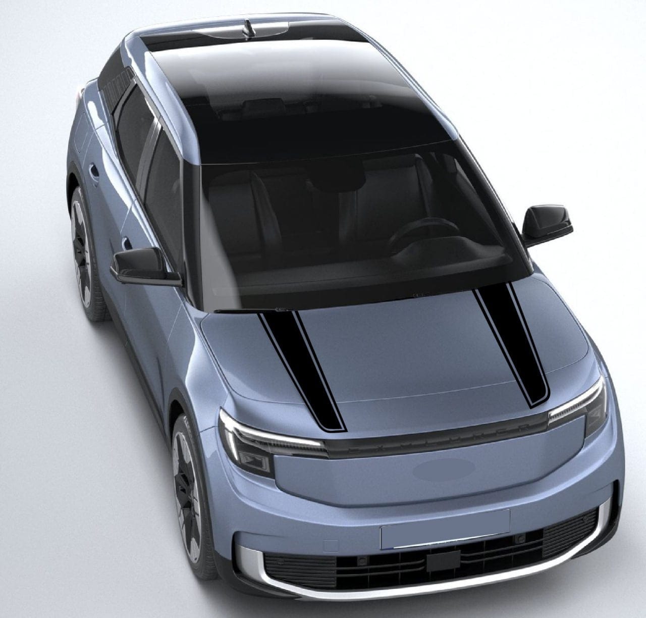 Autocollant de qualité supérieure compatible avec les autocollants de style de conception de bloc de couleur arrière Ford Explorer 2 BFF