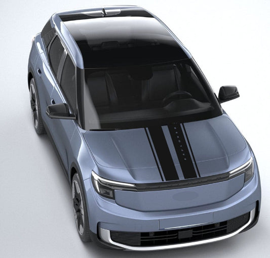 4x4 off-road themed vinyl sticker near rear wheel

