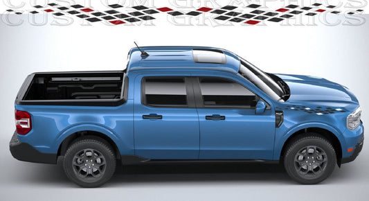 Racing Inspired Graphics for Ford Maverick – Sporty Utility Look