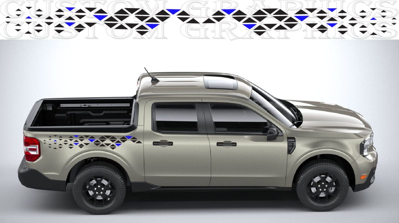 Black stripe along Maverick body lines – clean install