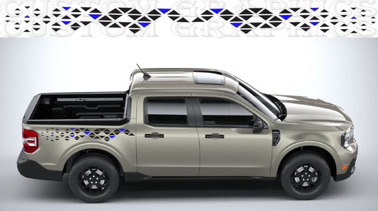 Black stripe along Maverick body lines – clean install