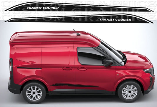 Ford Transit Courier with sleek, minimal design decals