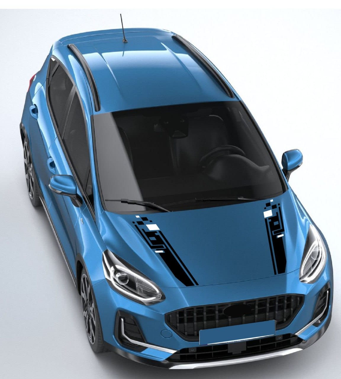 Custom Vinyl Decals for Ford Fiesta Ford Fiesta Custom Wrap Graphics