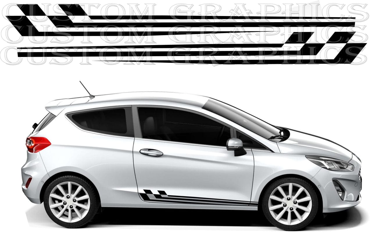 Full body racing vinyl kit for Fiesta 2-door