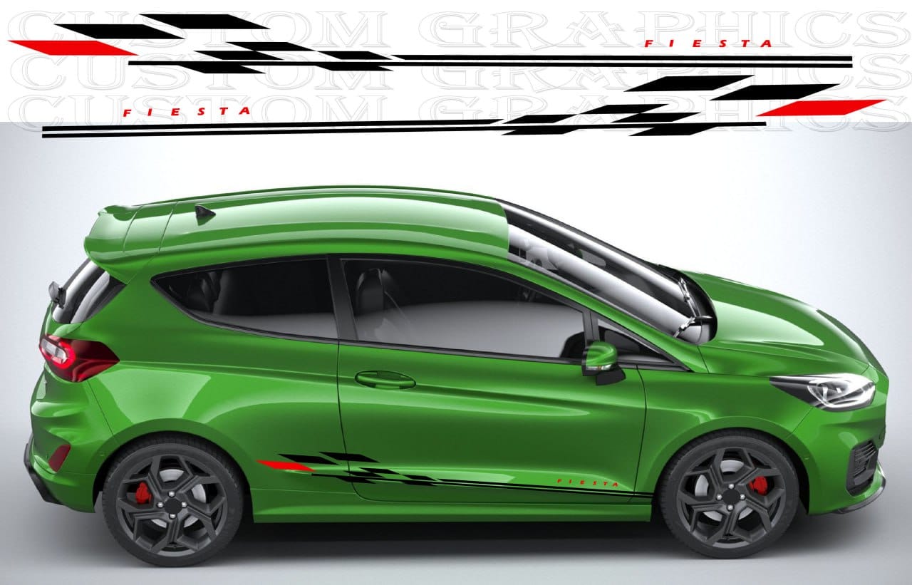 Premium Clean Line Design for Ford Fiesta Sides 2 doors