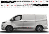 Custom graphics for Transit van side panels