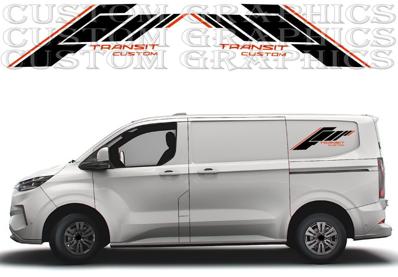 Custom Premium stickers Graphics Kit Ford Transit