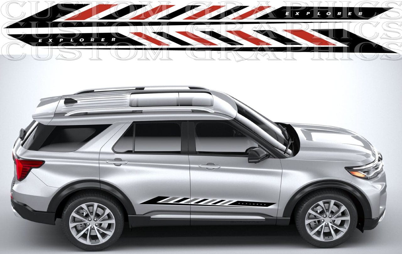 Personalized SUV Vinyl Stickers – Explorer Edition