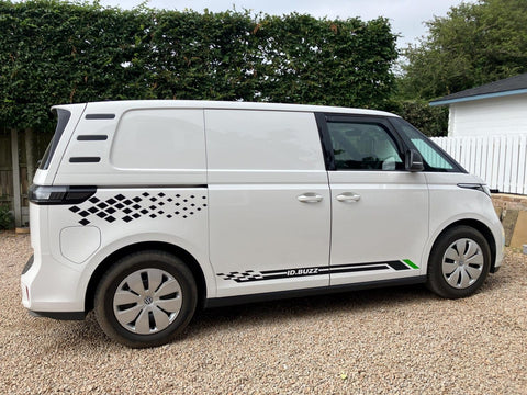 Premium Vinyl Sticker Compatible with VW ID.BUZZ GTX New One Design BFF Figure Design