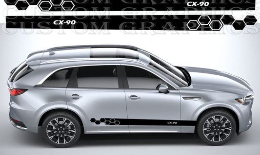 Autocollant compatible avec les bandes en vinyle Mazda CX5, nouveau design