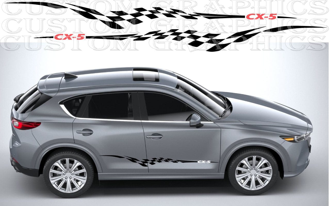 styling with vinyl stripes on car