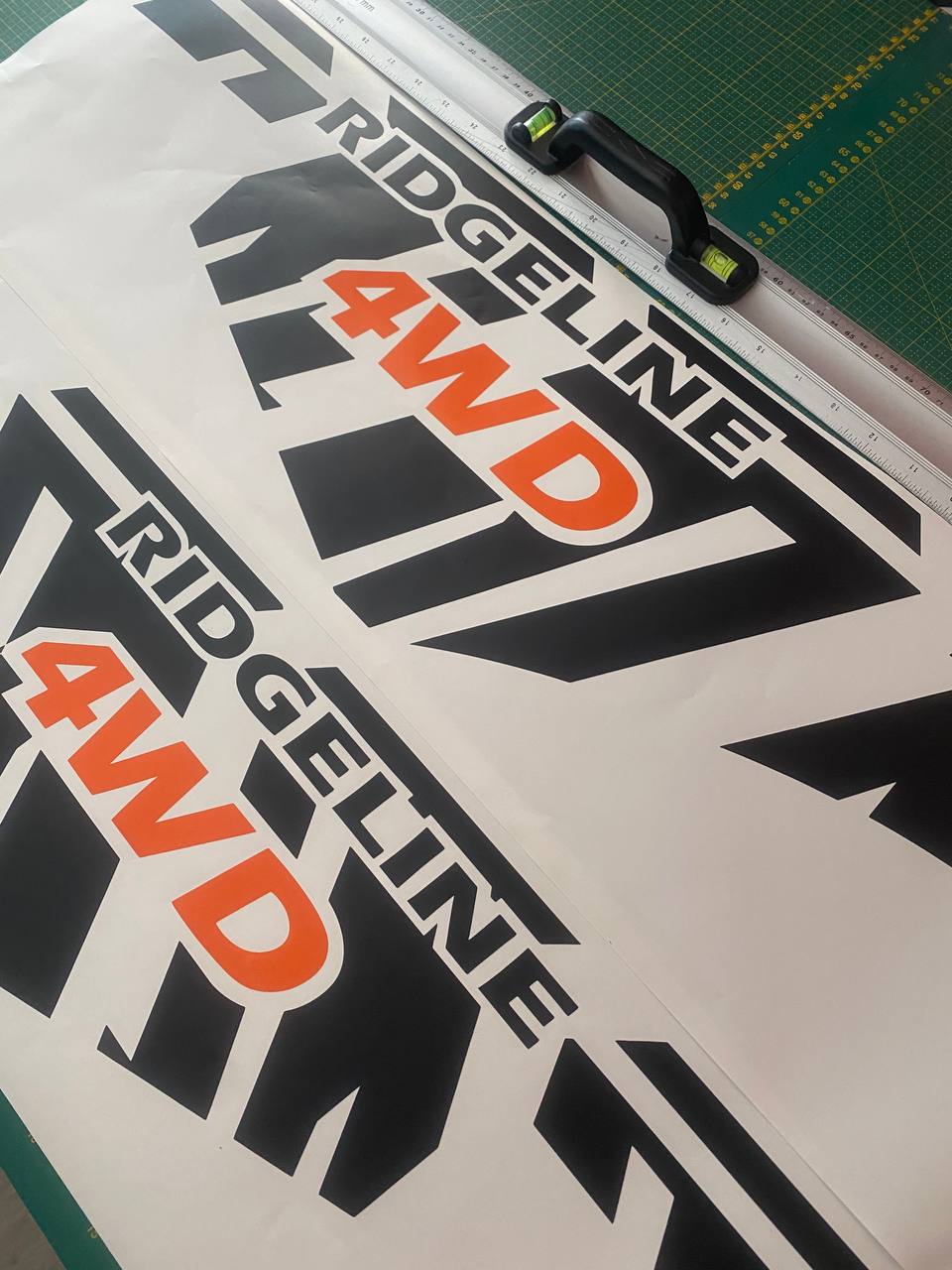 Autocollants compatibles avec le design arrière 4WD Honda Ridgeline en vinyle