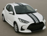 Autocollant en vinyle de qualité supérieure compatible avec Toyota Yaris Design unique de fleurs de roses BBF