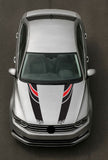 Stickers Compatible With VW PASSAT Hood  Line Design
