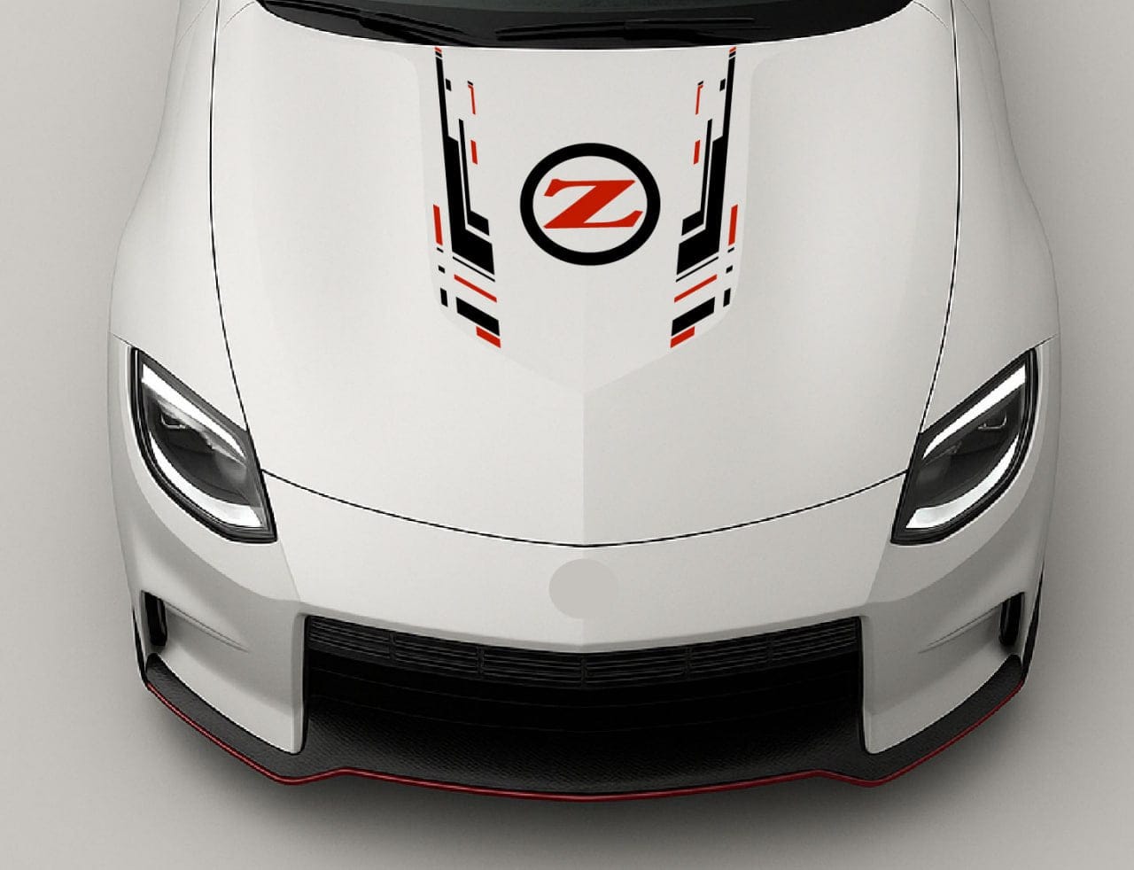 Premium Vinyl Hood Stripes Compatible with Z – Sport Line Design
