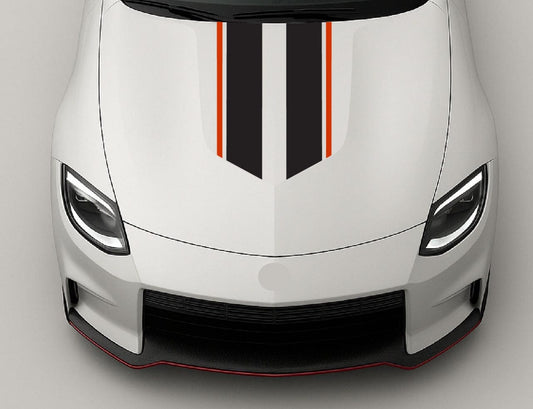 Performance Hood Line Graphic Compatible with Nissan Z – Durable Vinyl Sticker