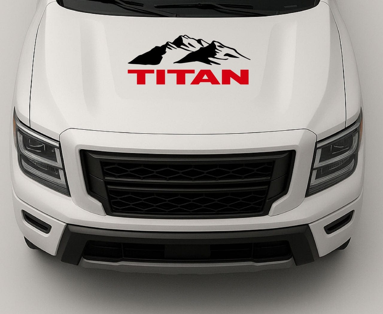 Custom Hood Line Sticker Compatible with  Nissan Titan – Premium Exterior Vinyl