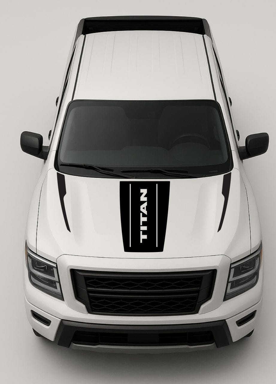 Premium Quality Vinyl Stickers Compatible with Nissan Titan Decorative car decals
