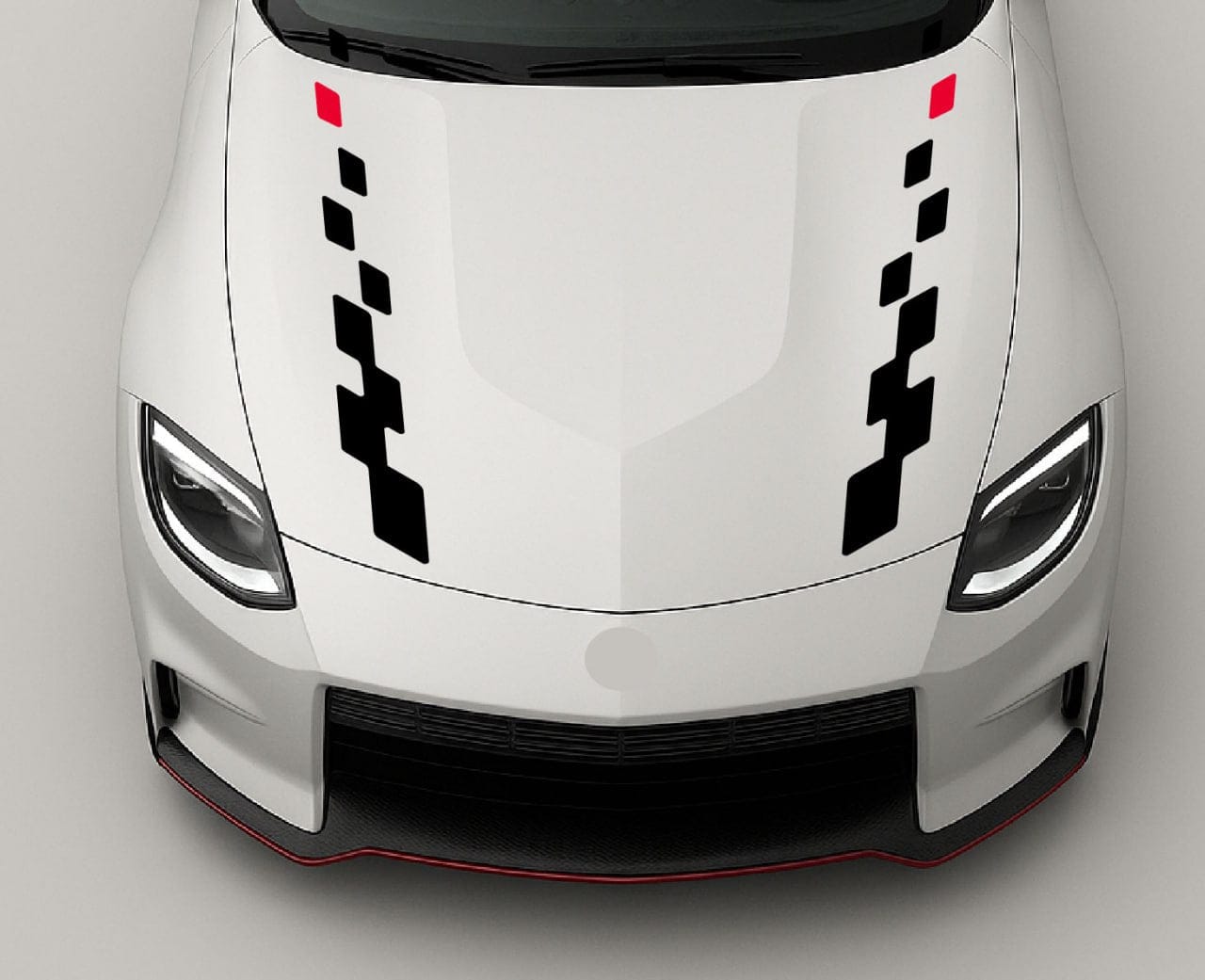Sport Hood Stripe Vinyl Decal Compatible with Nissan Z – Sleek Line Style