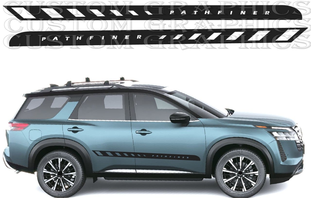 New Style Vinyl Stripe Kit Compatible with Nissan Pathfinder R53