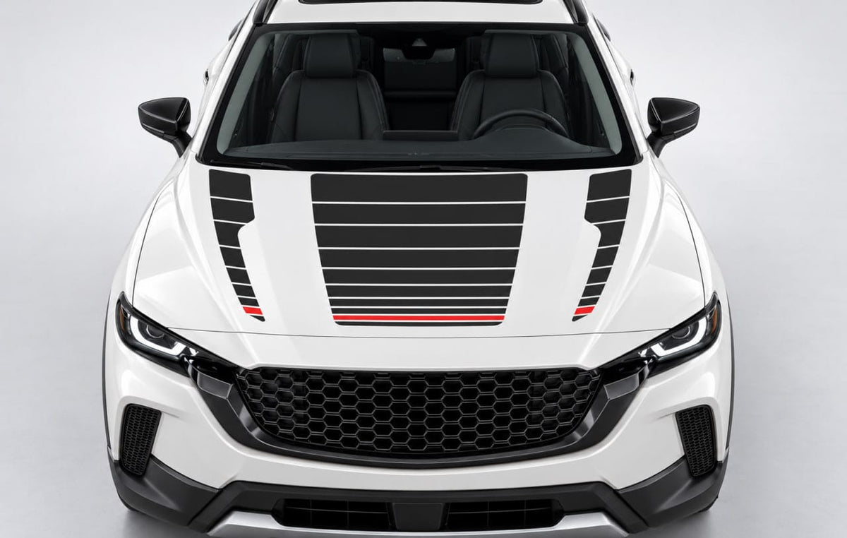 Premium Hood Stickers Compatible with Mazda CX-50 Vinyl Stripes Unique Design BFF