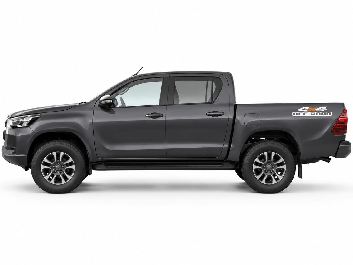 Universal 4x4 Off Road Decals for Pickup Trucks | 2-Color Bedside Stickers