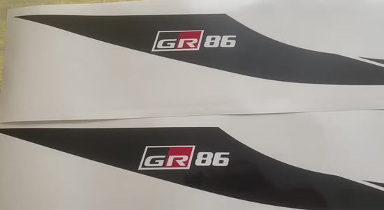 Premium Hood Vinyl Sticker Compatible With Toyota GR 86 Style Classic Design Decorative car decals Car window stickers Exclusive car decals