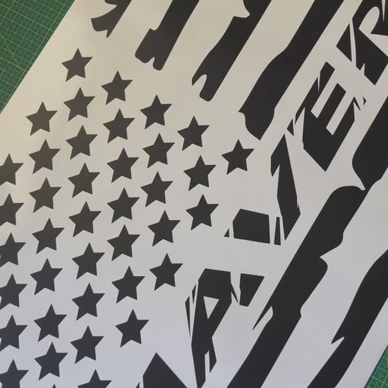 Premium Sticker Compatible With Ford Maverick USA Flag Design Stickers Personalized Design