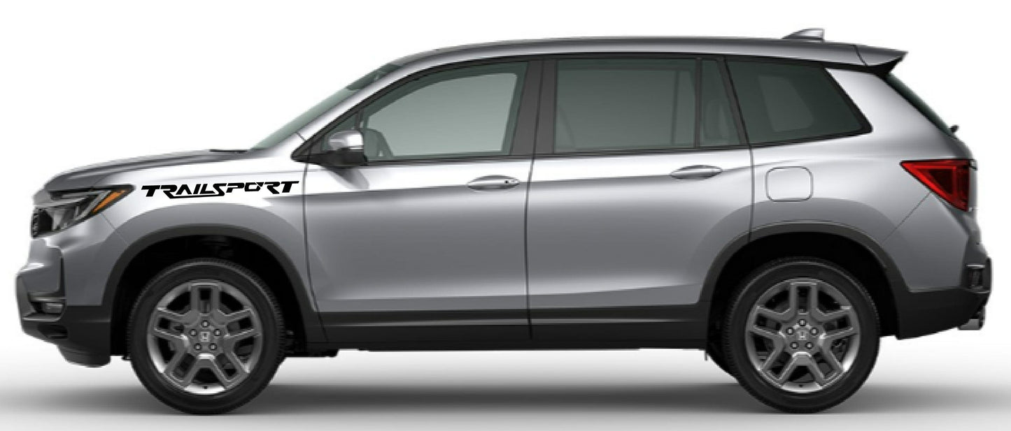 Autocollants compatibles avec Honda Passport Avant Arrière Trailsport Design Vinyle Décalque