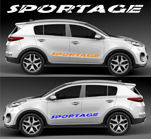 Sticker Compatible with Kia Sportage Unique Design