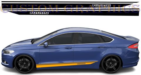 Classic Design Stickers Decals Compatible With Ford Fusion Body Kit
