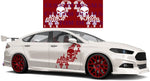 New Skull Design Stickers Decals Compatible With Ford Fusion