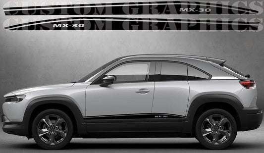 Nouvel autocollant compatible avec les bandes en vinyle Mazda MX-30 au design unique
