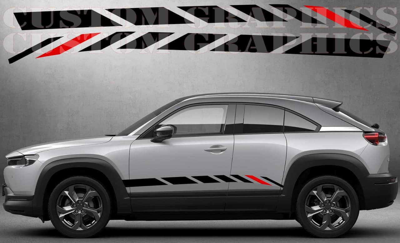 New Sticker Compatible with Mazda MX-30 Vinyl Stripes Decals Man Design