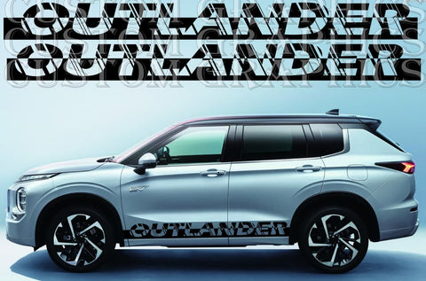 Stickers Compatible With Mitsubishi Outlander Name Design Man Gifts