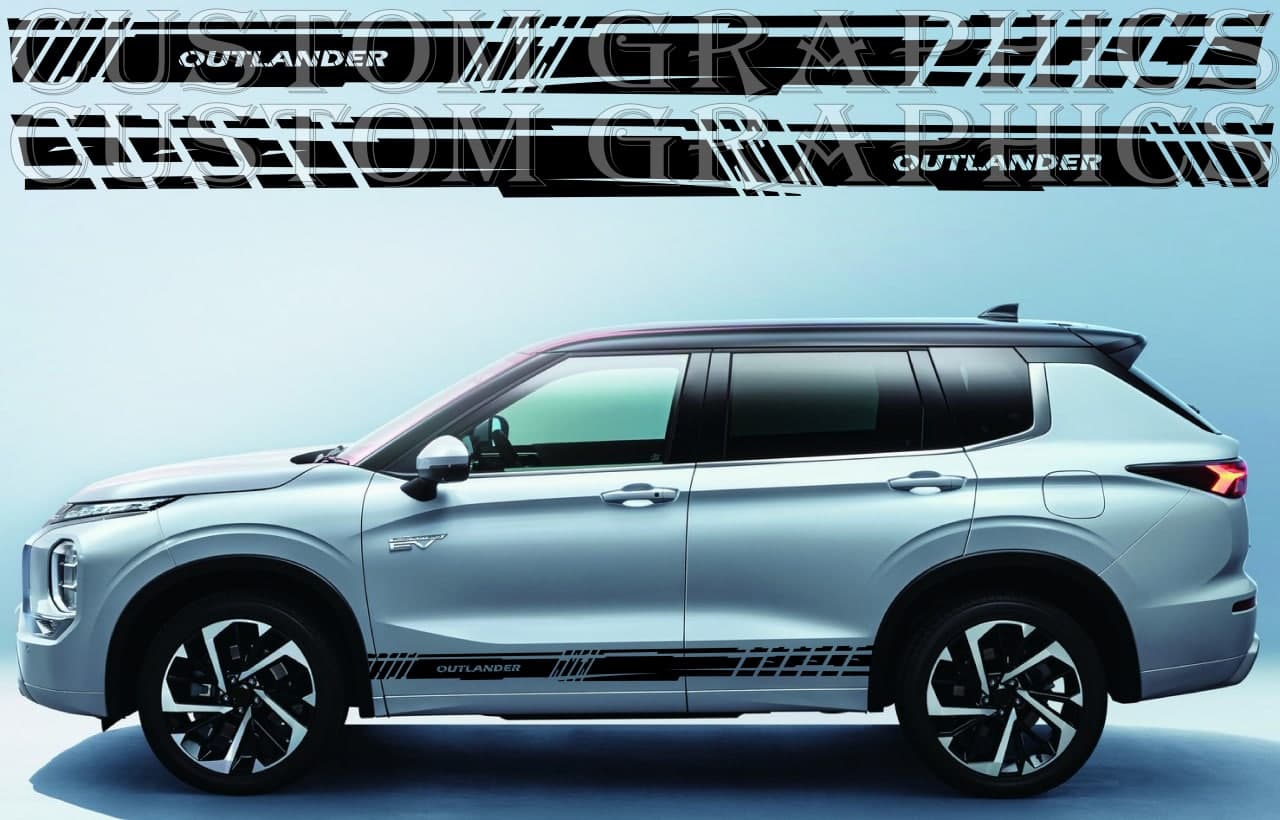 Autocollants compatibles avec Mitsubishi Outlander Nouveau meilleur design Cadeau homme