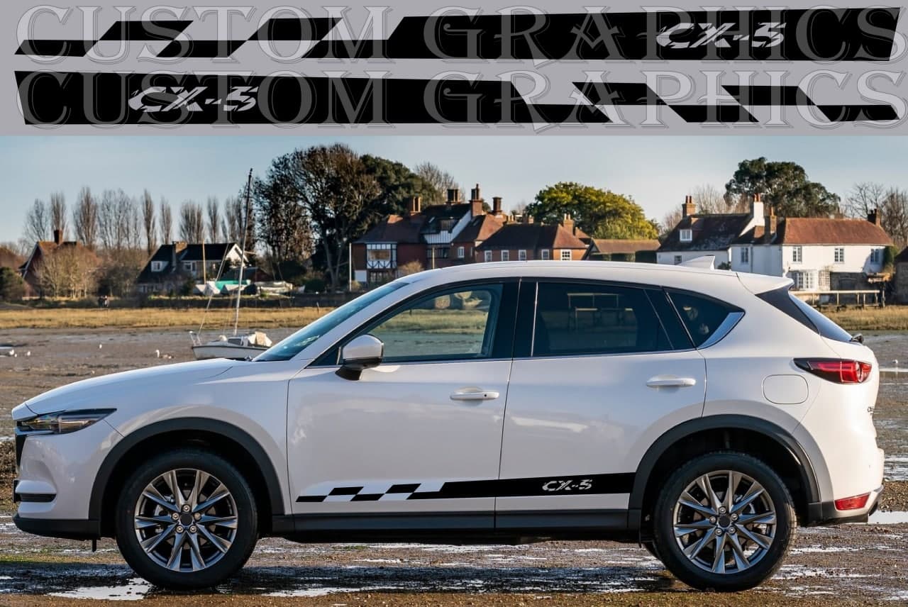 Style Sticker Compatible with Mazda CX5 Vinyl Stripes Decals