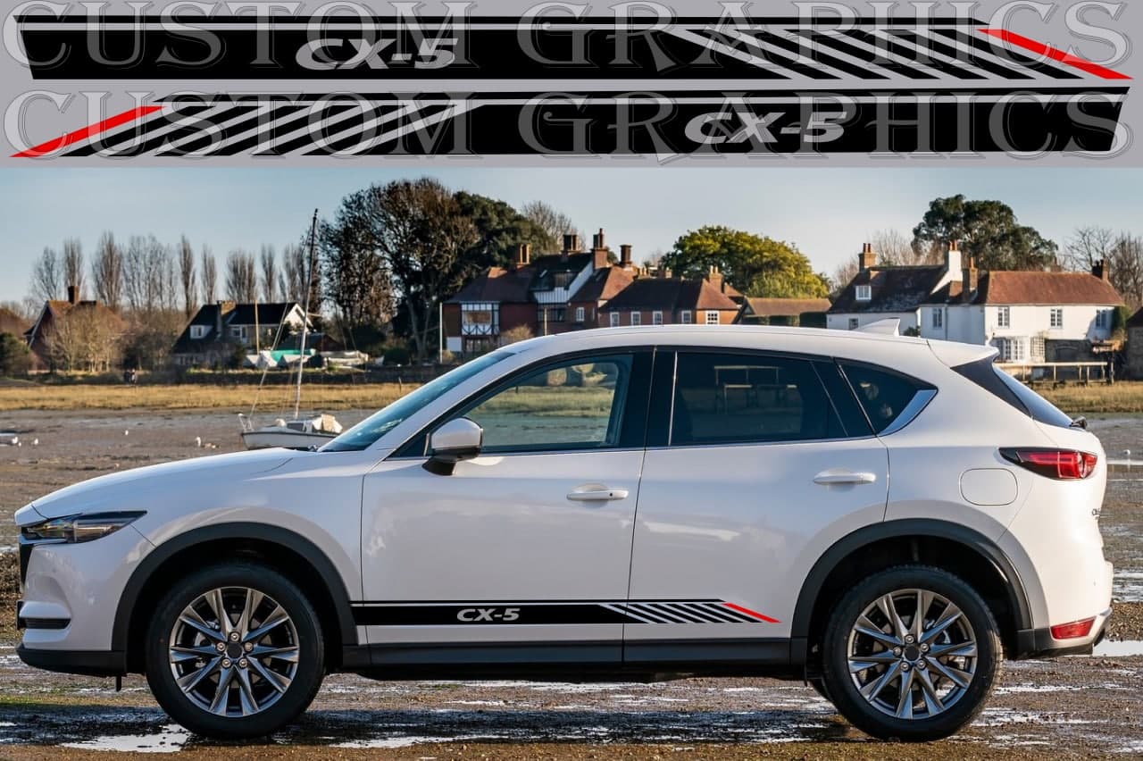 Meilleur autocollant compatible avec les décalcomanies à rayures en vinyle Mazda CX5