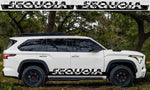 Vinyl Sticker Compatible With Toyota Sequoia Name Style Design