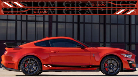 Autocollant compatible avec Ford Mustang Design unique Racing Line 