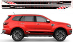 Autocollants à rayures compatibles avec Ford Everest New line Design Decal Vinyl 