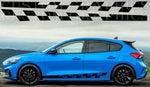 Sticker Stripes Compatible With Ford Focus Figure Design Decal Vinyl