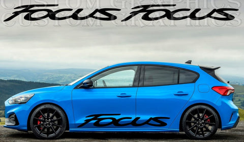 Sticker Stripes Compatible With Ford Focus Logo Design Decal Vinyl