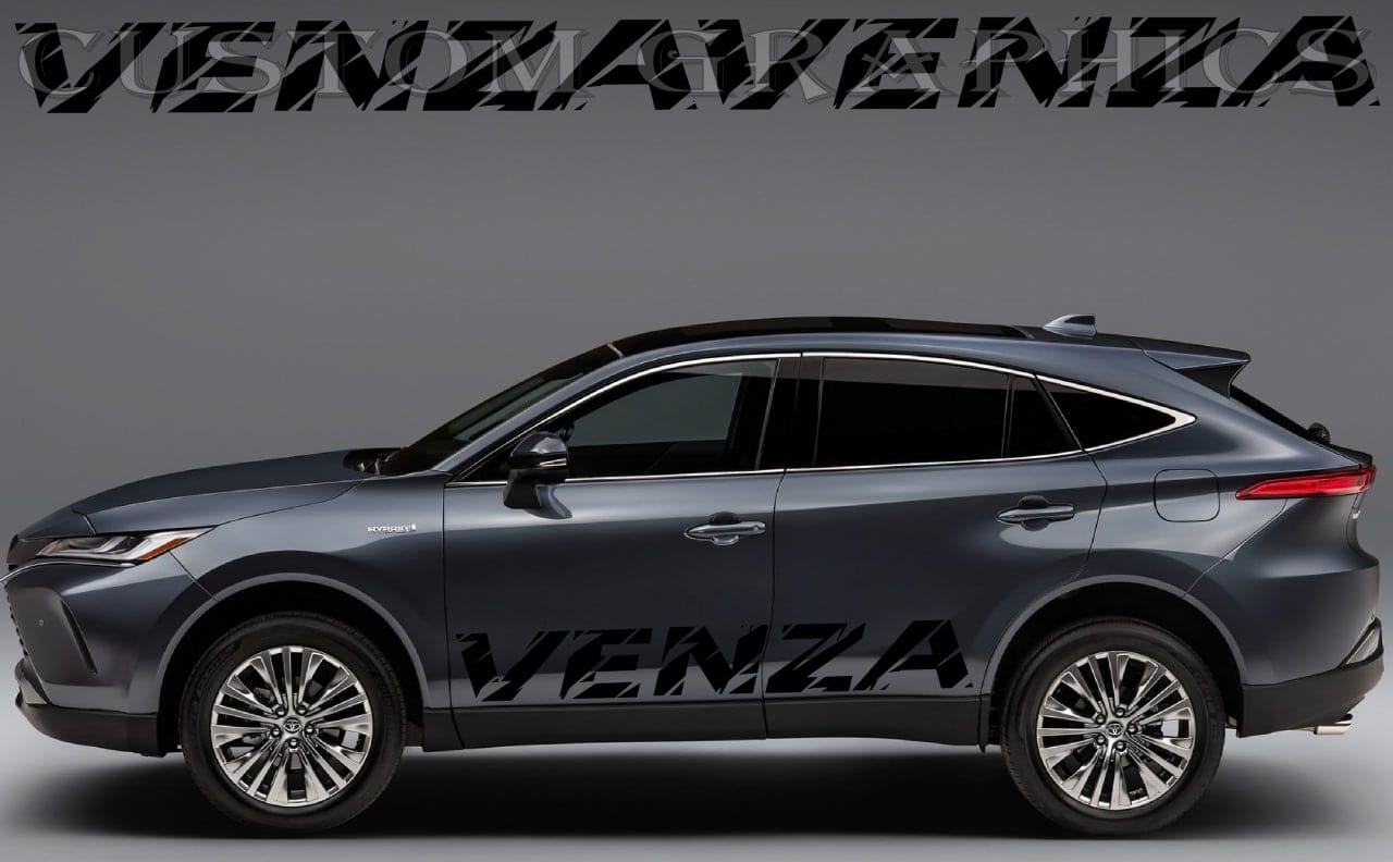 Autocollant en vinyle compatible avec le meilleur design de Toyota Venza