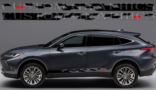 Vinyl Sticker Compatible With Toyota Venza New Figure Design