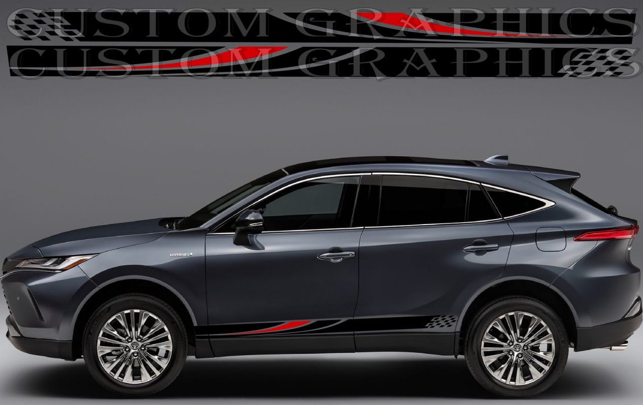Autocollant en vinyle compatible avec Toyota Venza, nouveau design de qualité supérieure